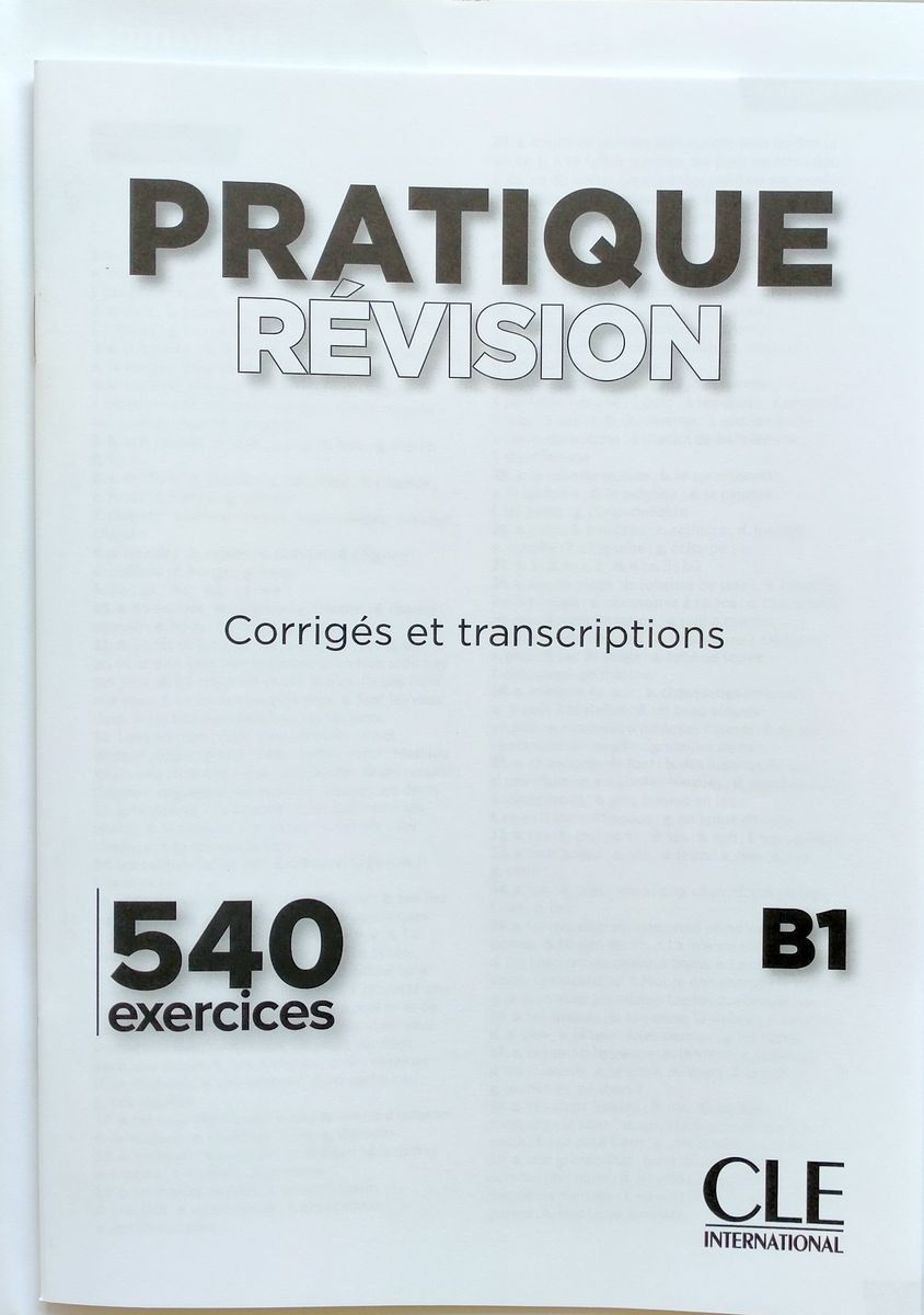 Pratique Revision B1 Livre + Corriges + Audio telechargeable