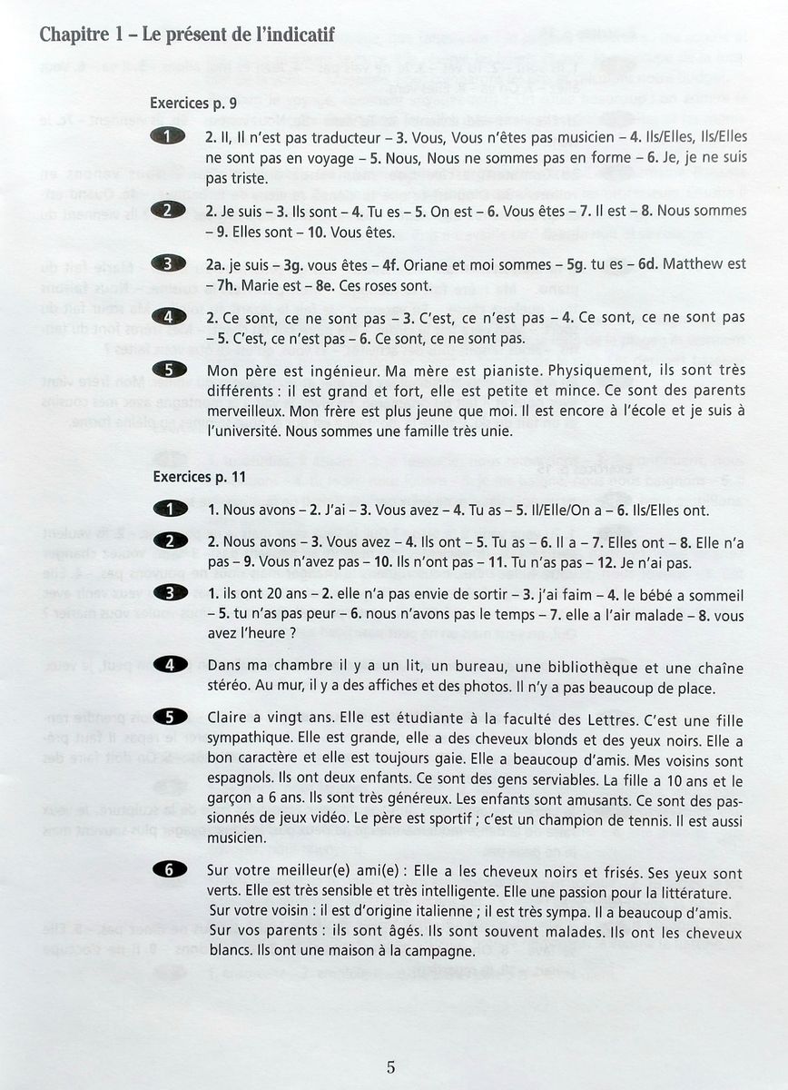 Conjugaison Progressive du Francais 2eme edition Intermediaire Corriges (ответы)