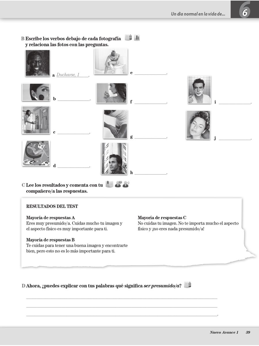 Nuevo Avance 1 Cuaderno de ejercicios + CD