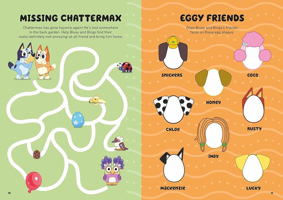 Bluey Easter Fun Activity Book