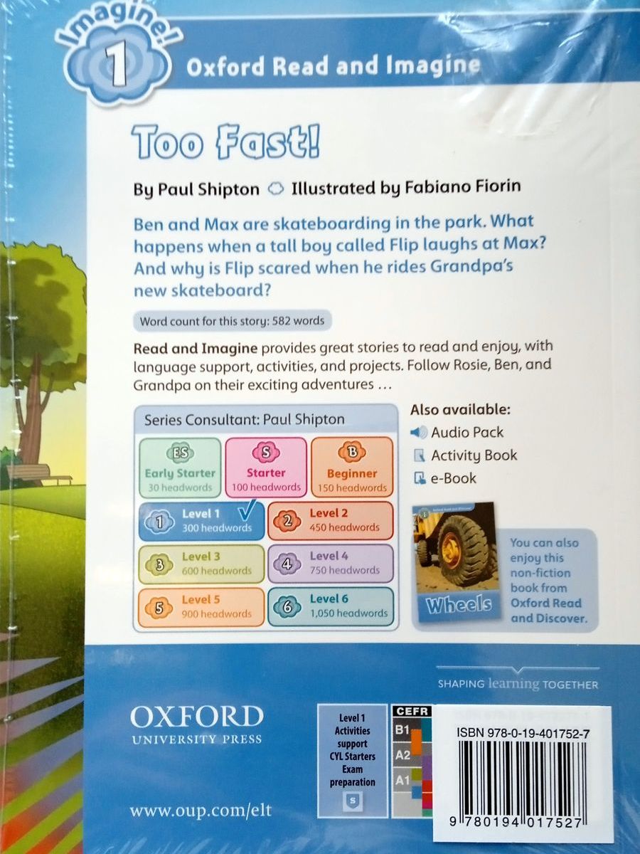 Oxford Read and Imagine 1 Too Fast with Audio Download (access card inside)
