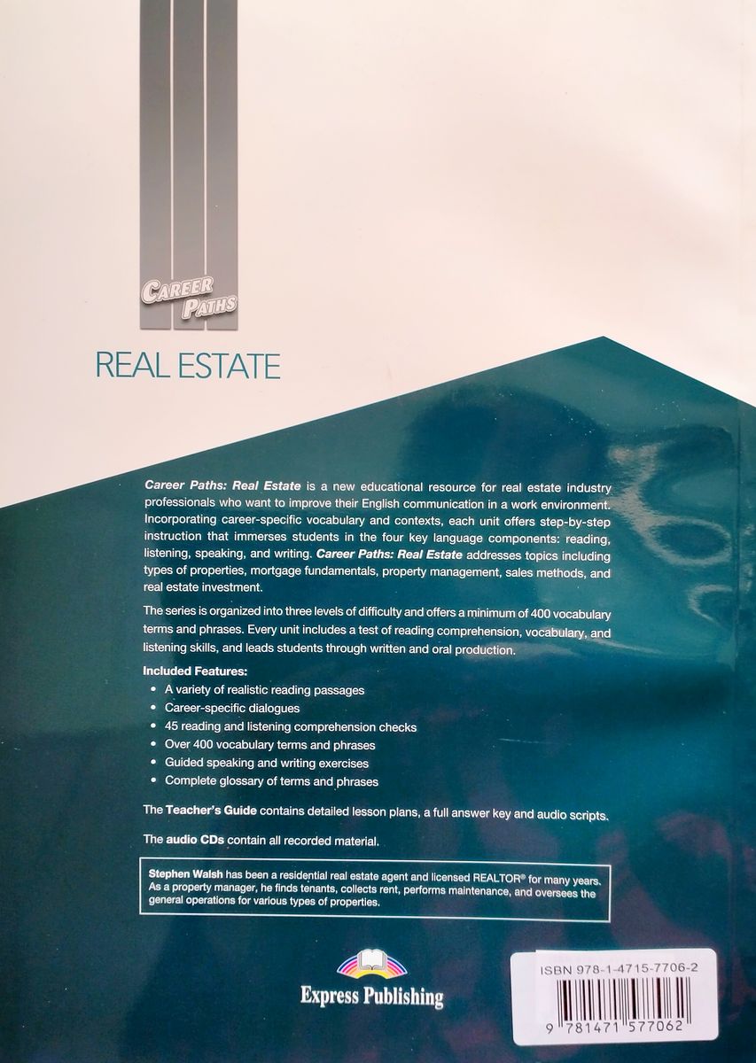 Career Paths Real Estate Teacher's Guide, Student's Book with Digibook and Online Audio
