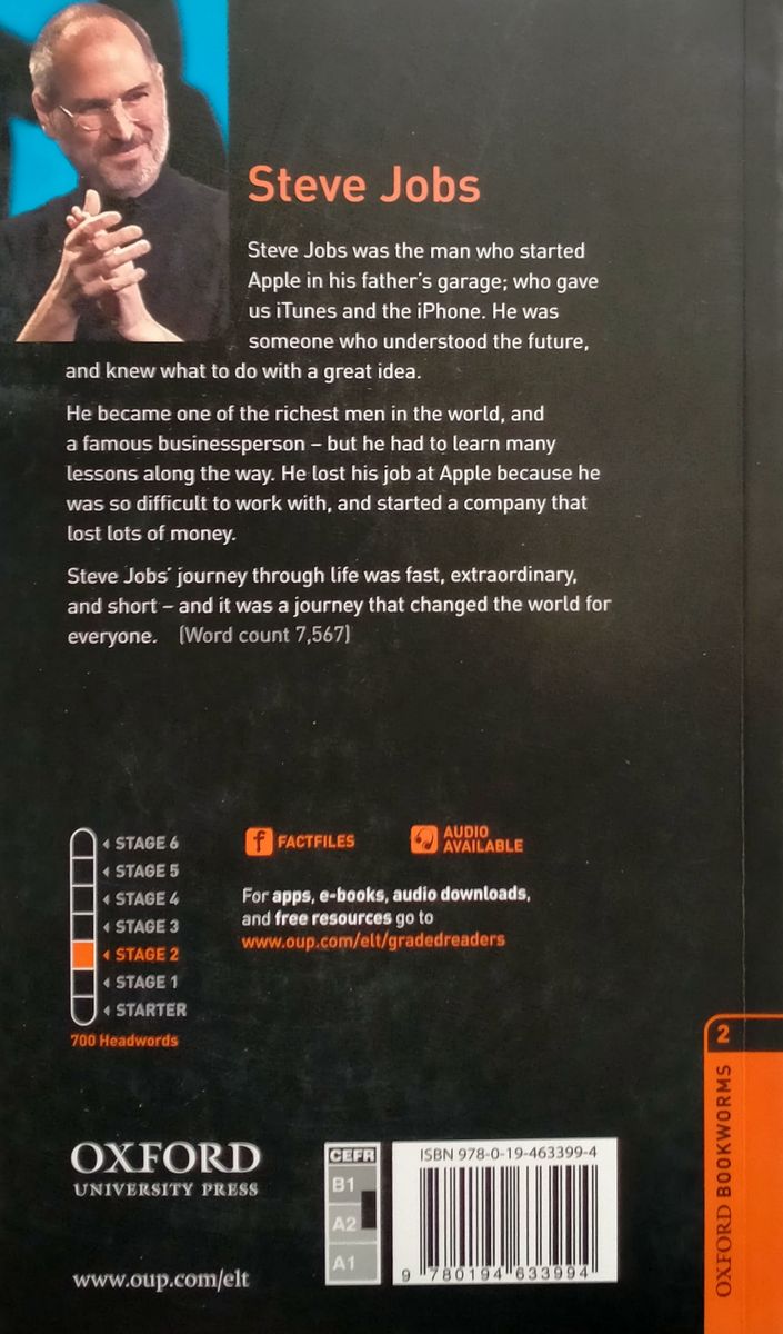 Oxford Bookworms Factfiles 2 Steve Jobs