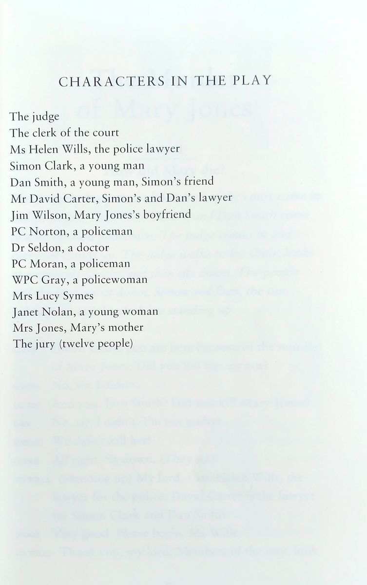 Oxford Bookworms Playscripts 1 The Murder of Mary Jones