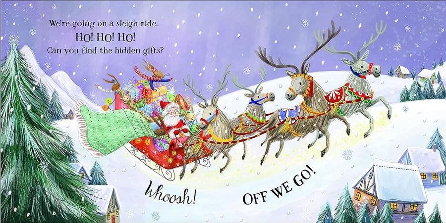 We're Going on a Sleigh Ride A Lift-the-Flap Adventure (The Bunny Adventures)