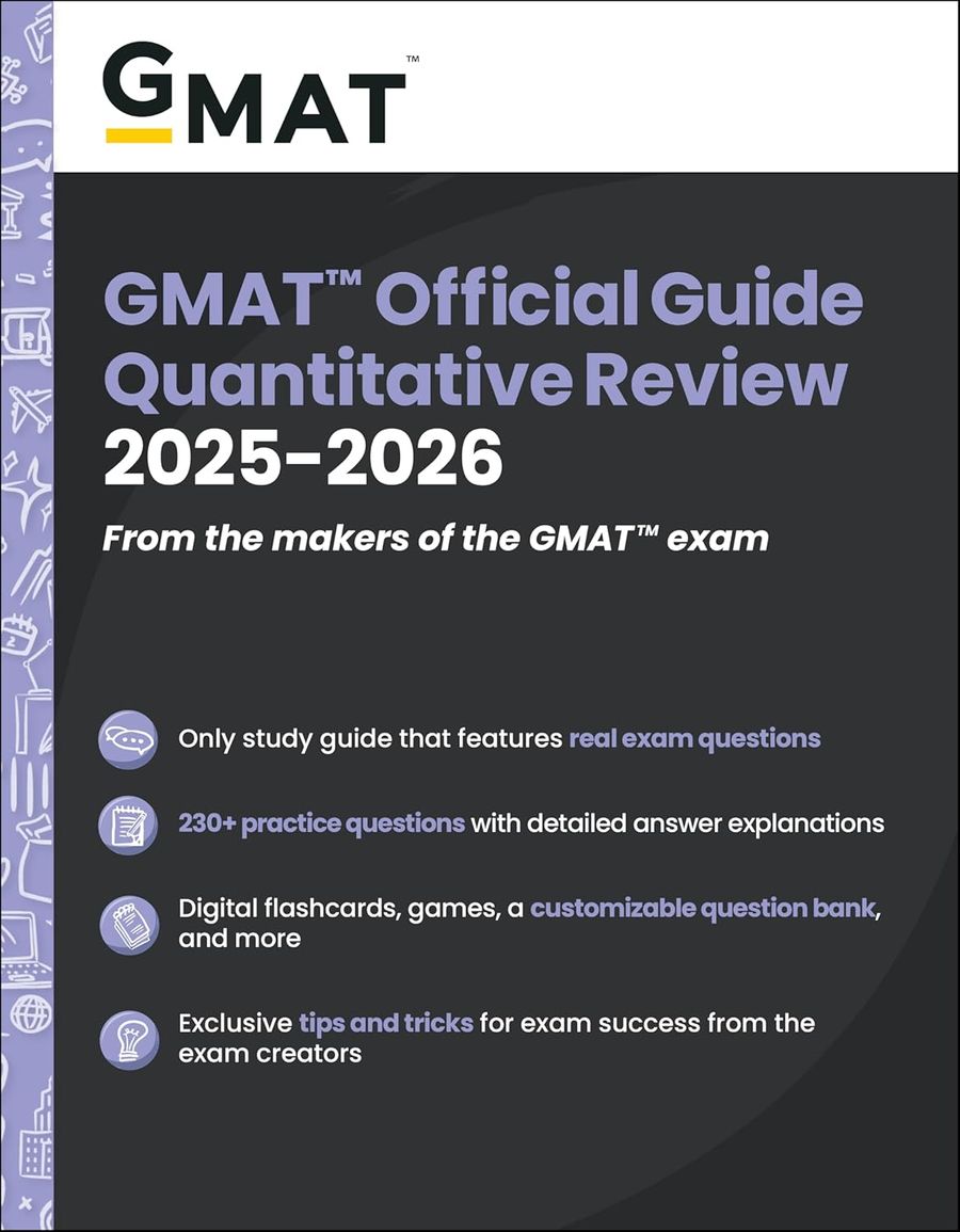 GMAT Official Guide Quantitative Review 2025-2026 Book + Online Question Bank