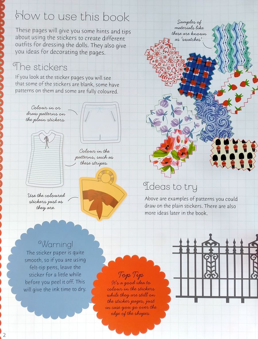 Sticker Dolly Dressing Designer London Collection