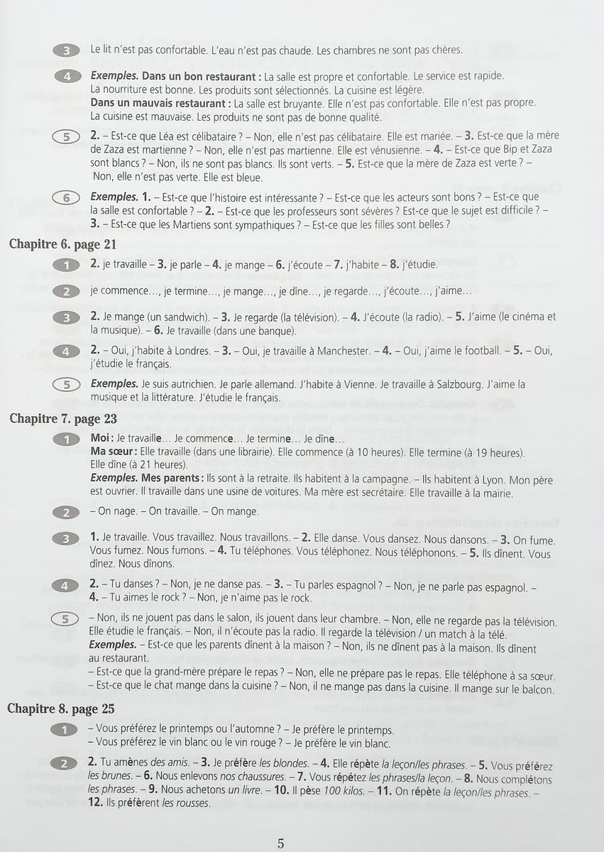 Grammaire Progressive du Francais 3eme edition Debutant A1 Corriges (ответы)