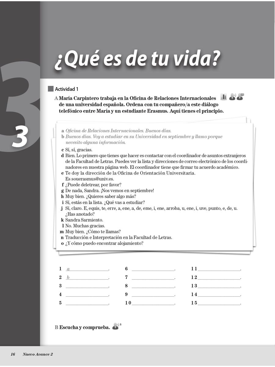 Nuevo Avance 2 Cuaderno de ejercicios + CD