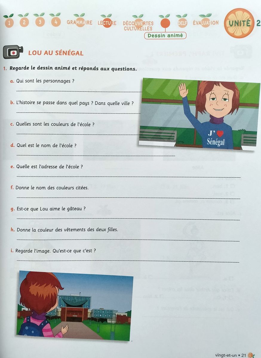 Nouveau Jus d'orange 1 A1.1 Cahier d'activites