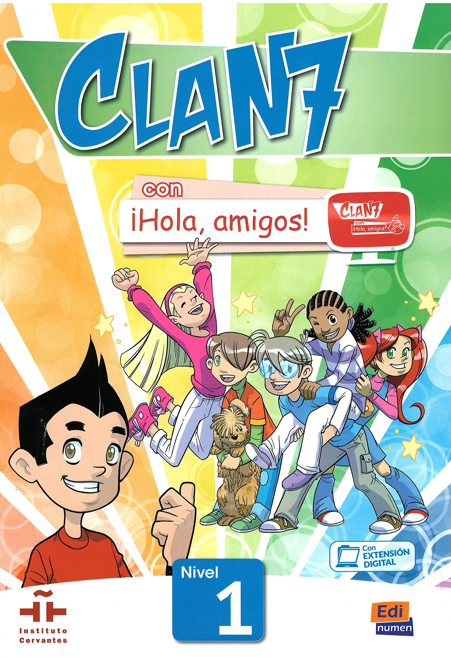 Clan 7 con Hola Amigos 1 Libro del Alumno + CD