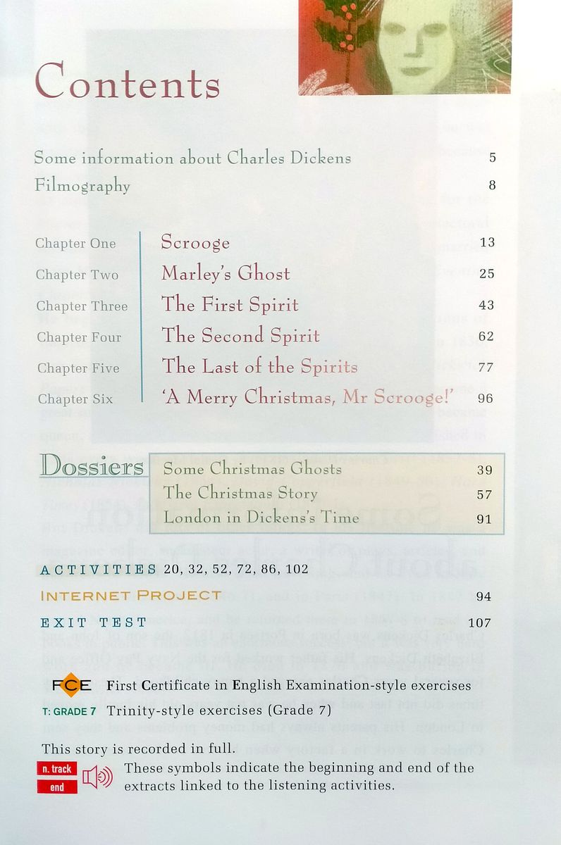 Reading and Training 4 Christmas Carol with Audio