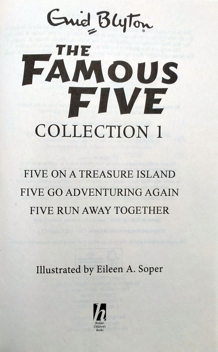 The Famous Five Collection 1 Books 1-3