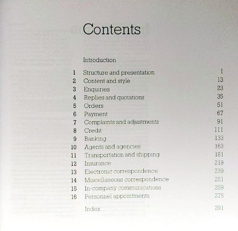 A Handbook of Commercial Correspondence