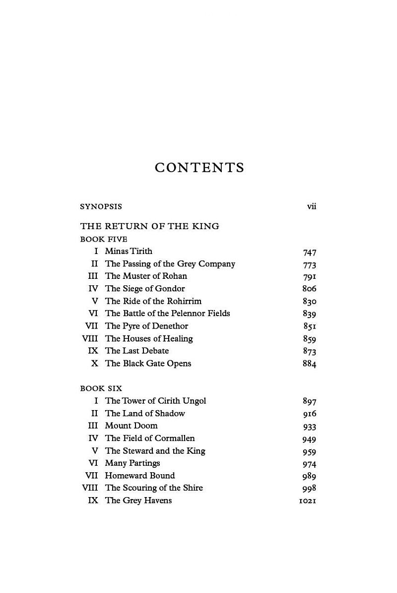 The Lord of the Rings Book 3 The Return of the King