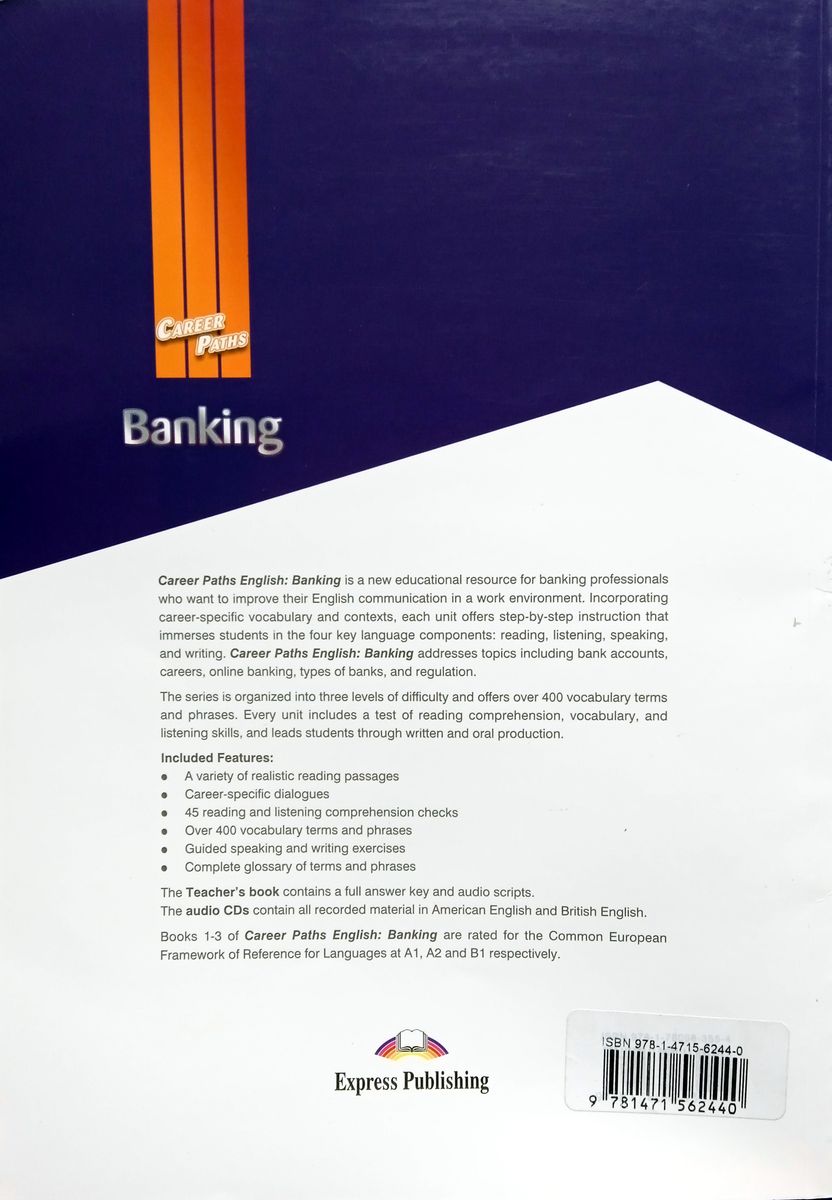 Career Paths Banking Teacher's Guide, Student's Book with Digibook and Online Audio