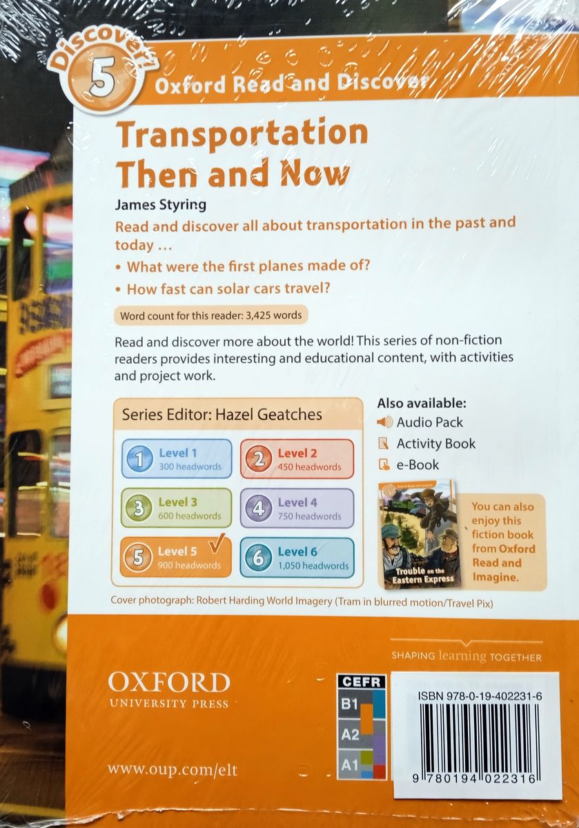 Oxford Read and Discover 5 Transportation Then and Now with Audio Download (access card inside)