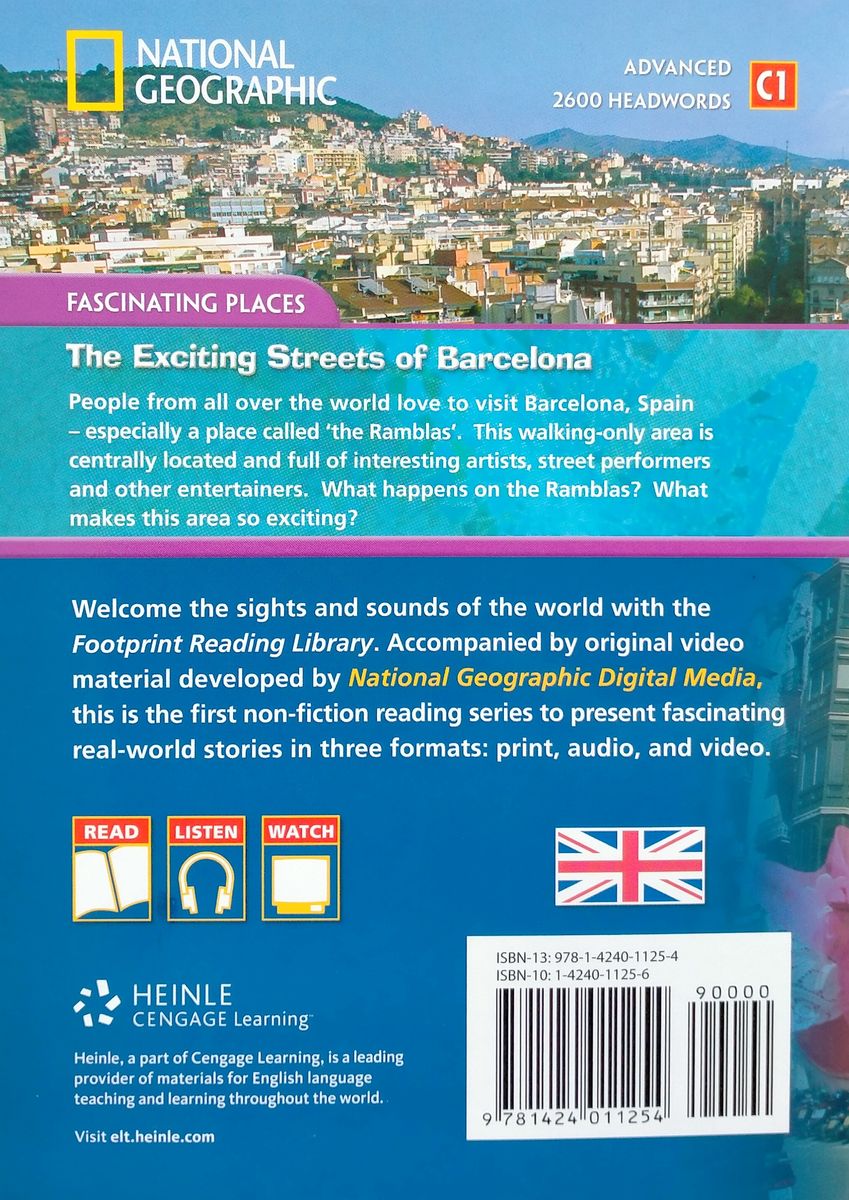 Footprint Reading Library 2600 Headwords The Exciting Streets of Barcelona (C1)