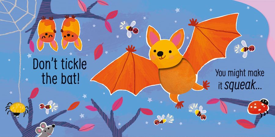 Usborne touchy-feely sound books Don't Tickle the Ghost