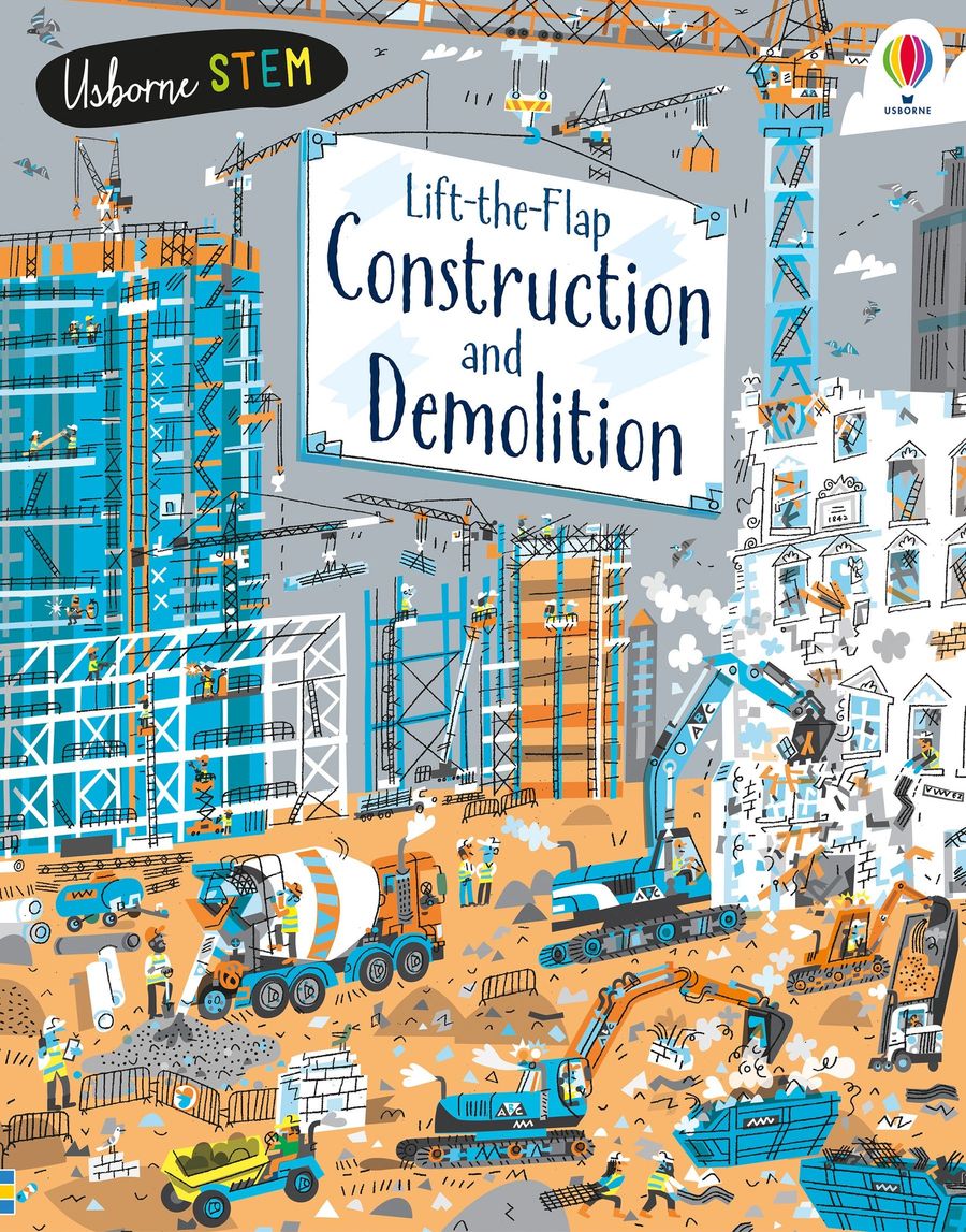 Usborne Lift-the-Flap Construction and Demolition