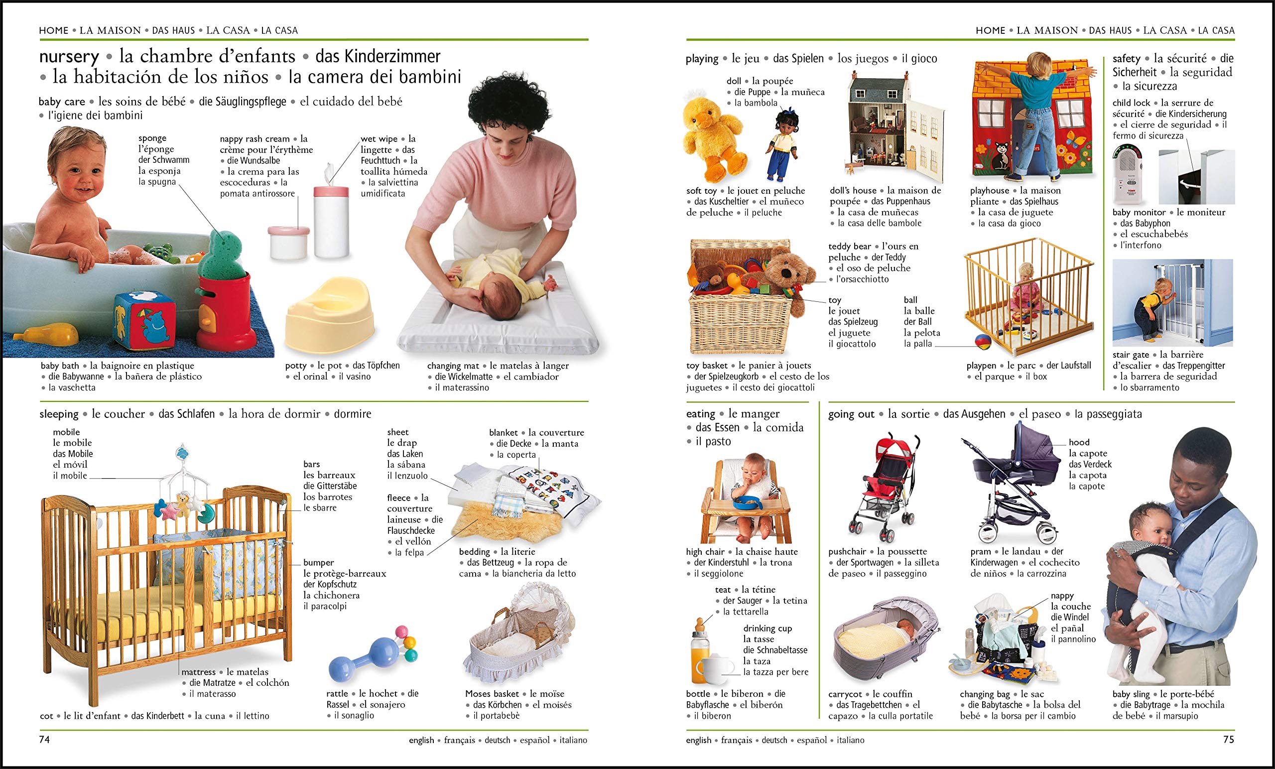 5 Language Visual Dictionary + App