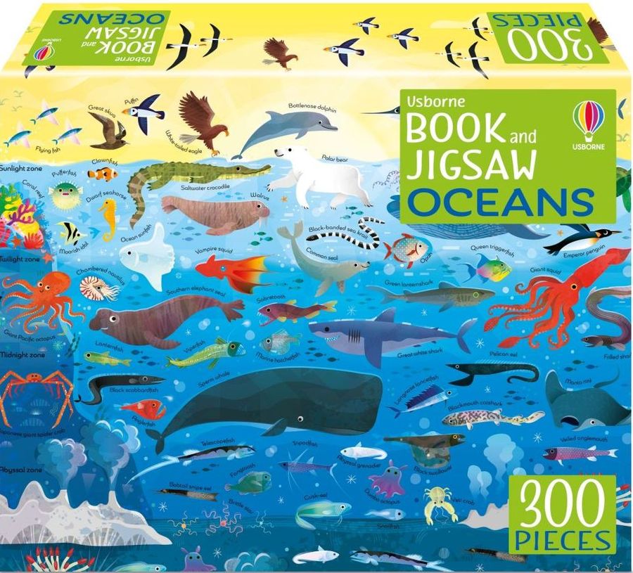 Usborne Book and Jigsaw Oceans