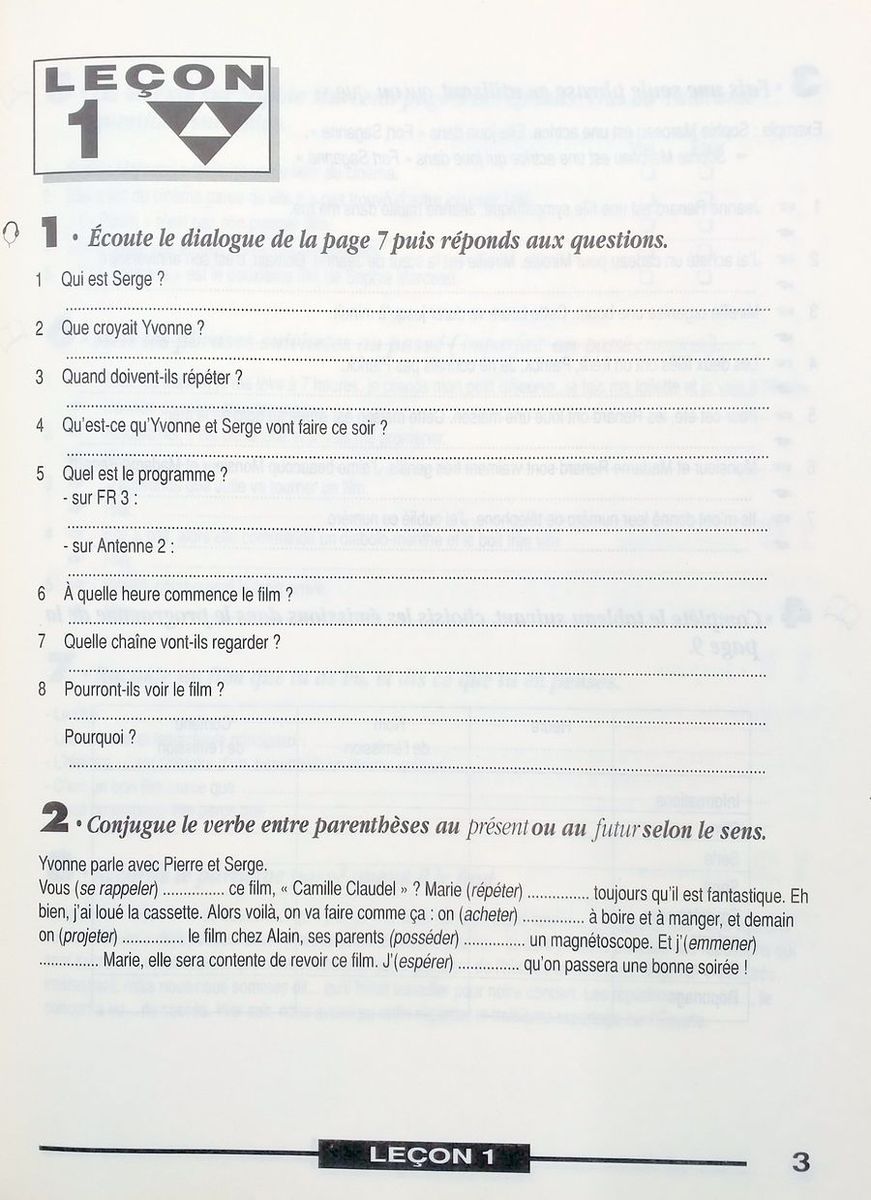 Diabolo Menthe 3 cahier d'exercices