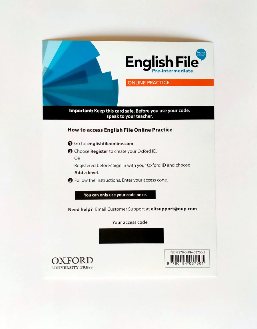 English File (4th edition)  Pre-Intermediate Student's Book with Online Practice
