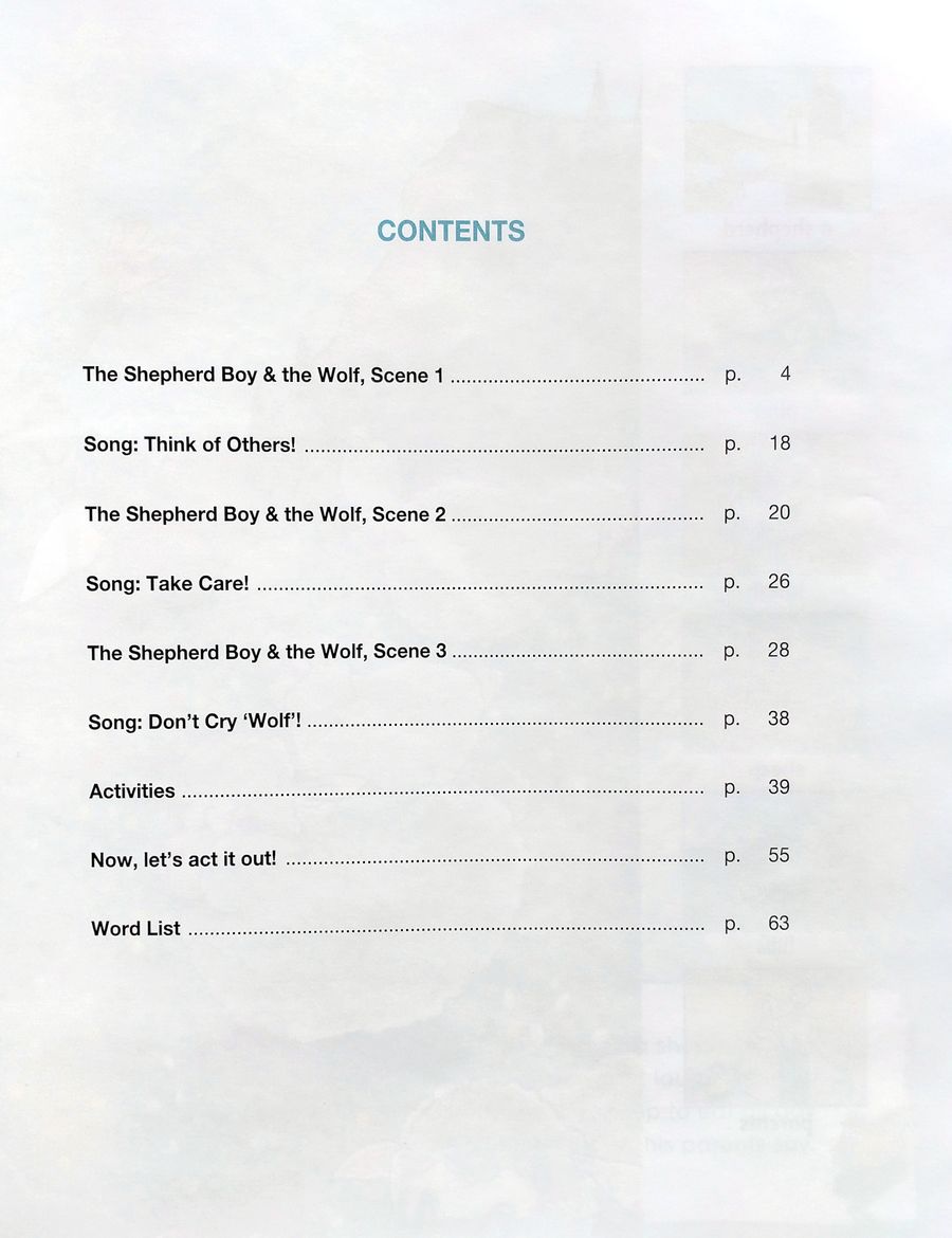 Storytime 1 Aesop's The Shepherd Boy and The Wolf with Application