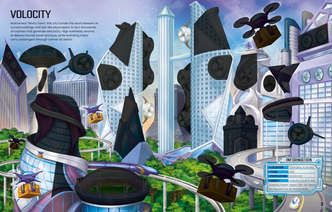 Usborne Build Your Own Futuristic Cities