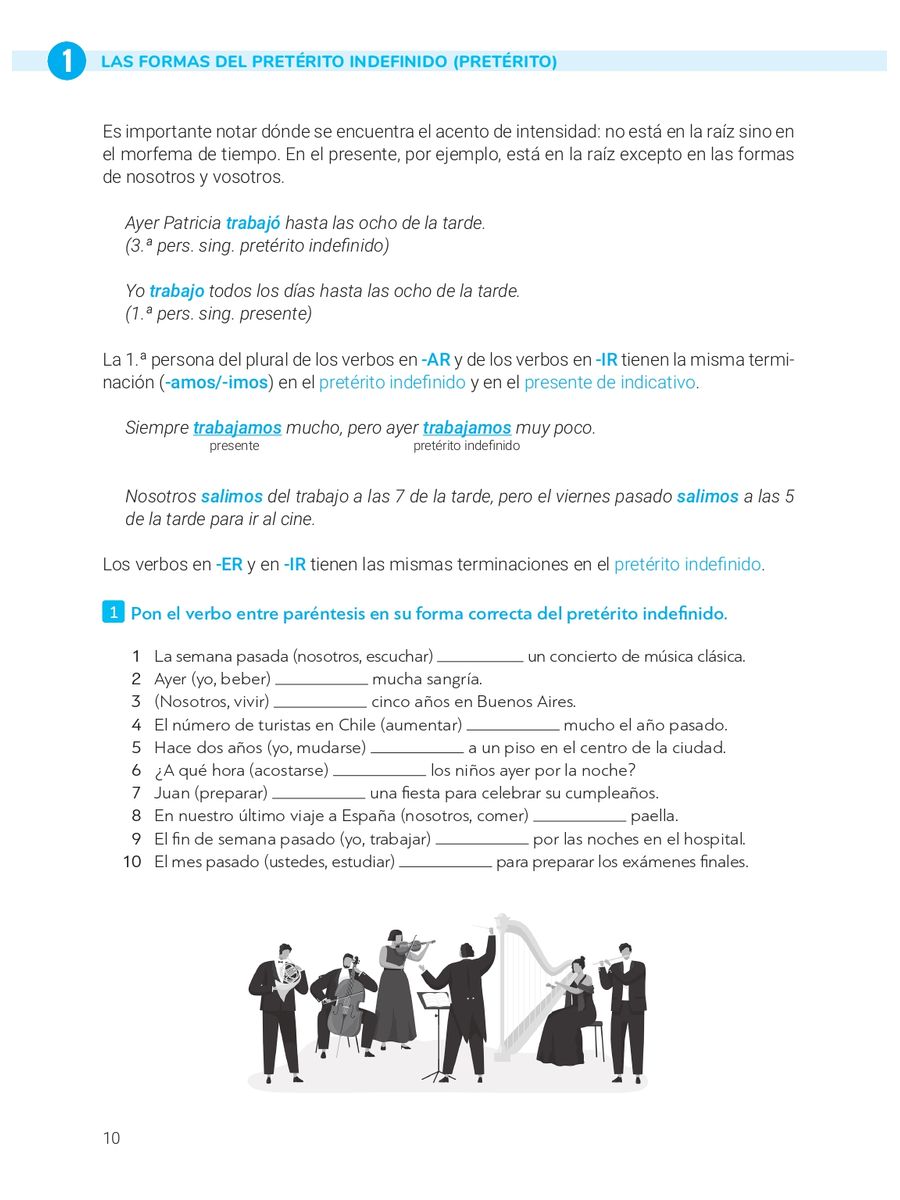 Las formas y significados de los tiempos del pasado