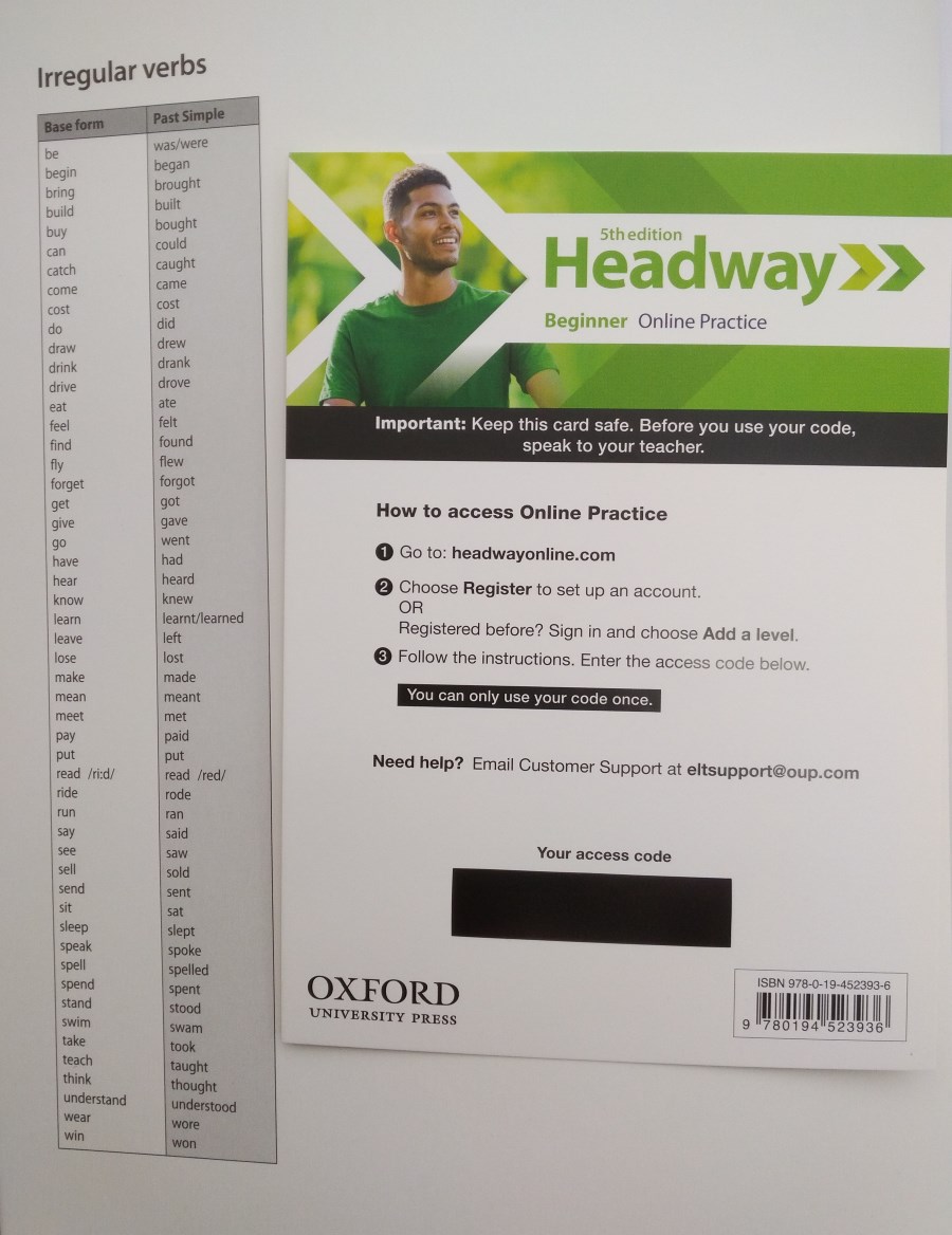 Headway (5th edition) Beginner Student's Book with Online Practice