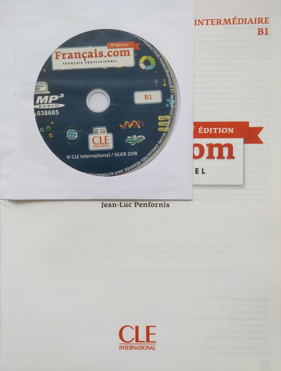 Francais.com Intermediaire B1 3eme edition Livre + CD