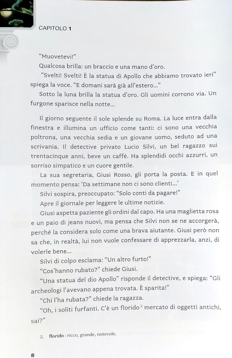 Imparare Leggendo B1 Mistero a Roma + audio
