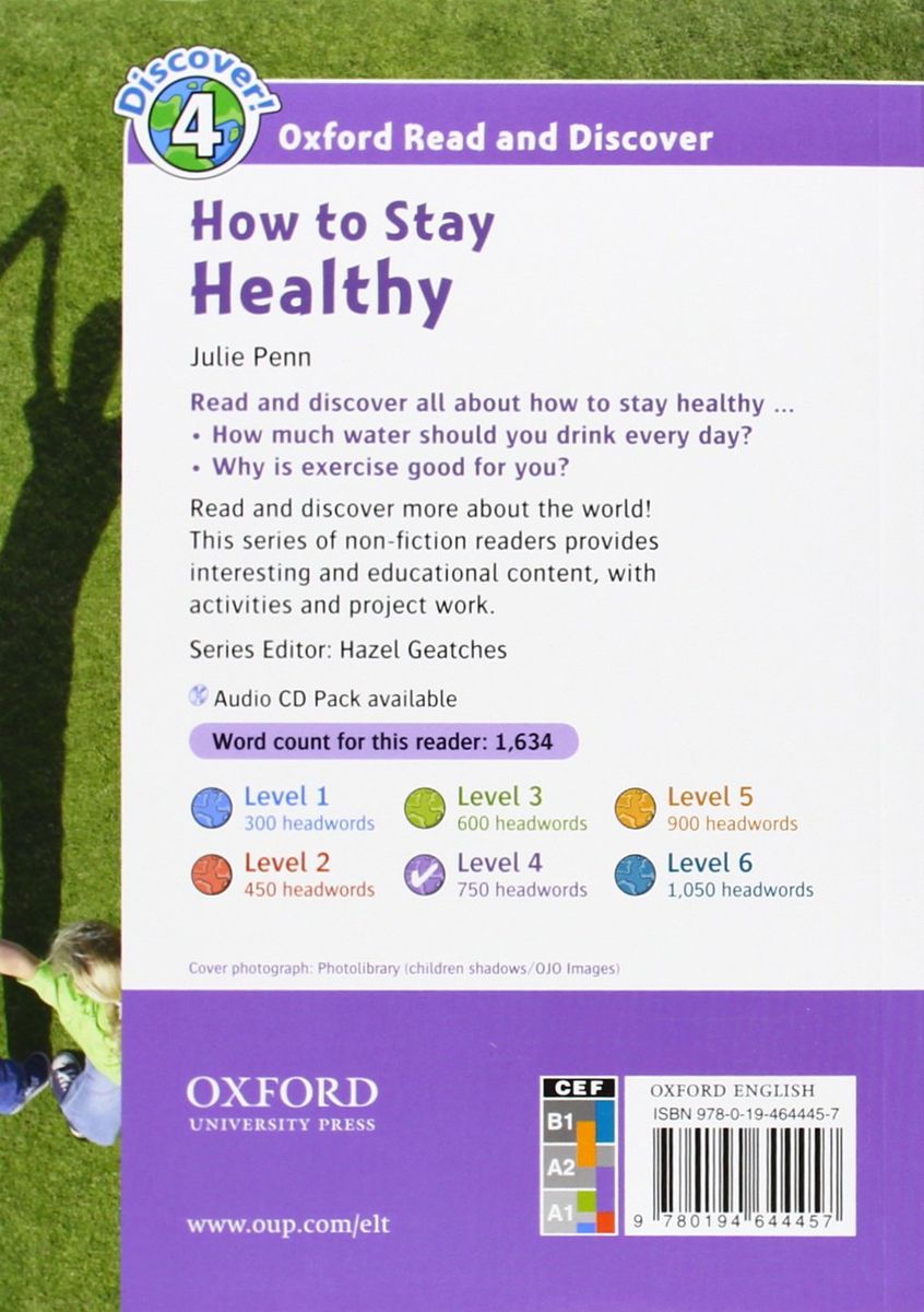 Oxford Read and Discover 4 How to Stay Healthy