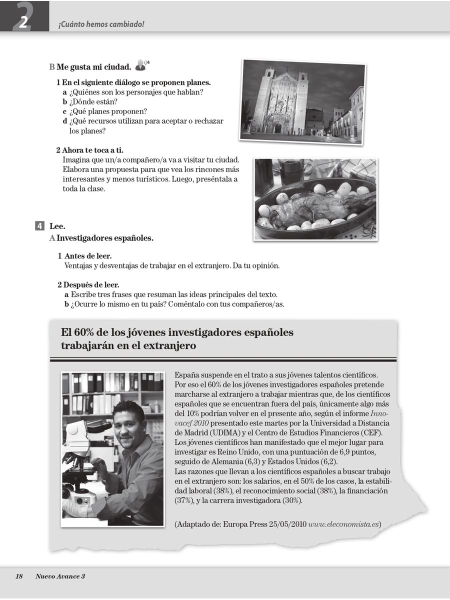 Nuevo Avance 3 Cuaderno de ejercicios + CD