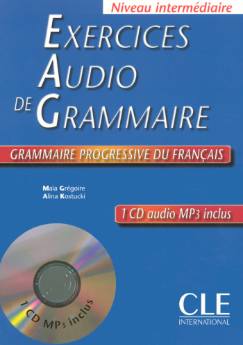 Grammaire progressive du francais Intermediaire Exercices Audio de Grammaire 1 CD audio MP3 inclus