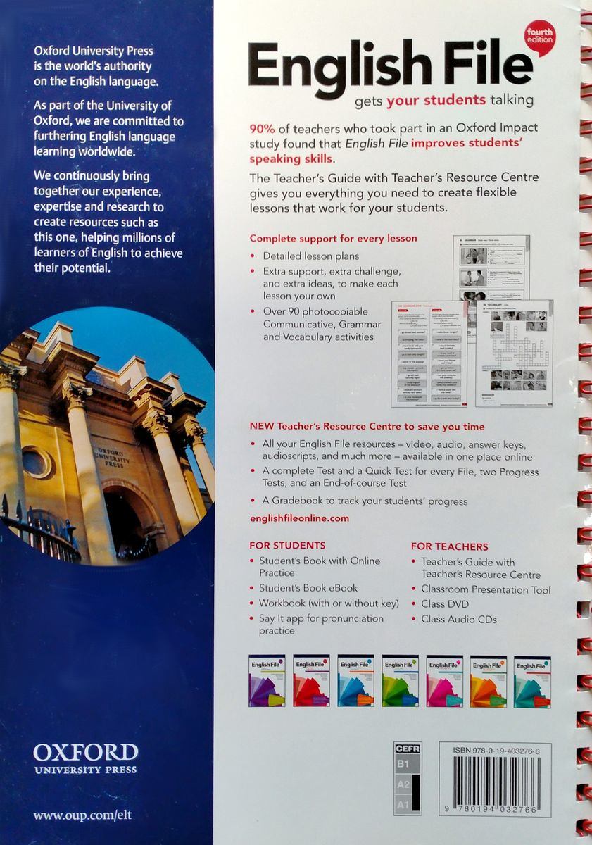 English File (4th edition)  Elementary Teacher's Guide with Teacher's Resource Centre