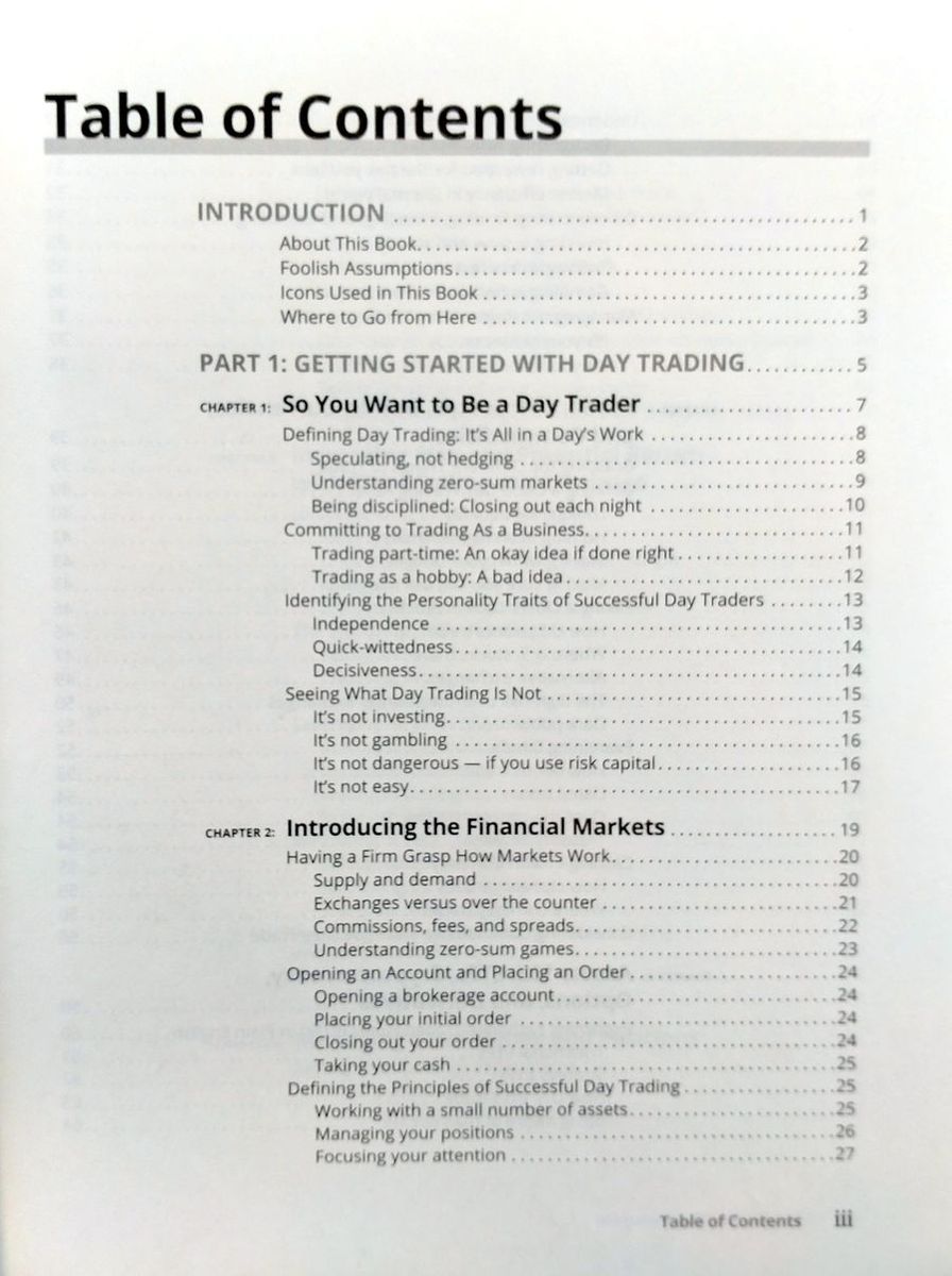 Day Trading For Dummies