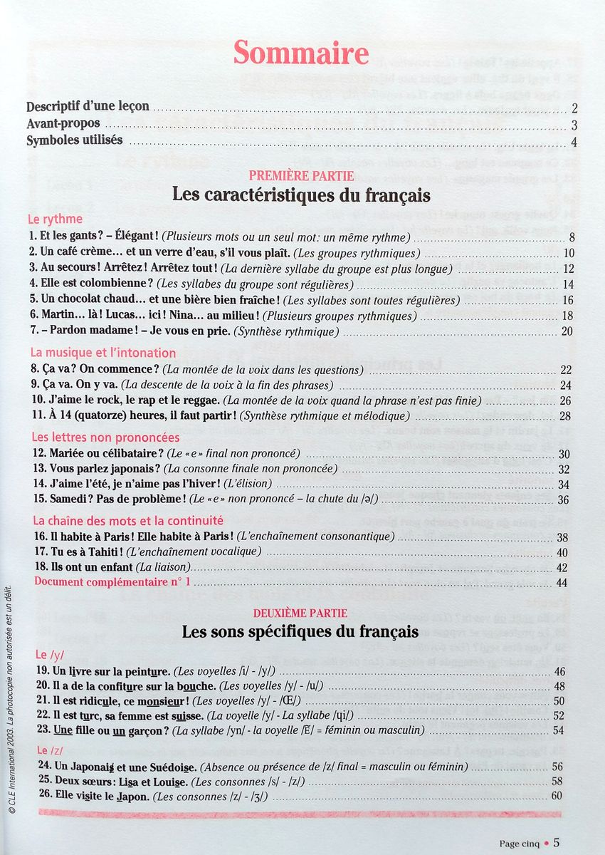 Phonetique Progressive du Francais Debutant Livre