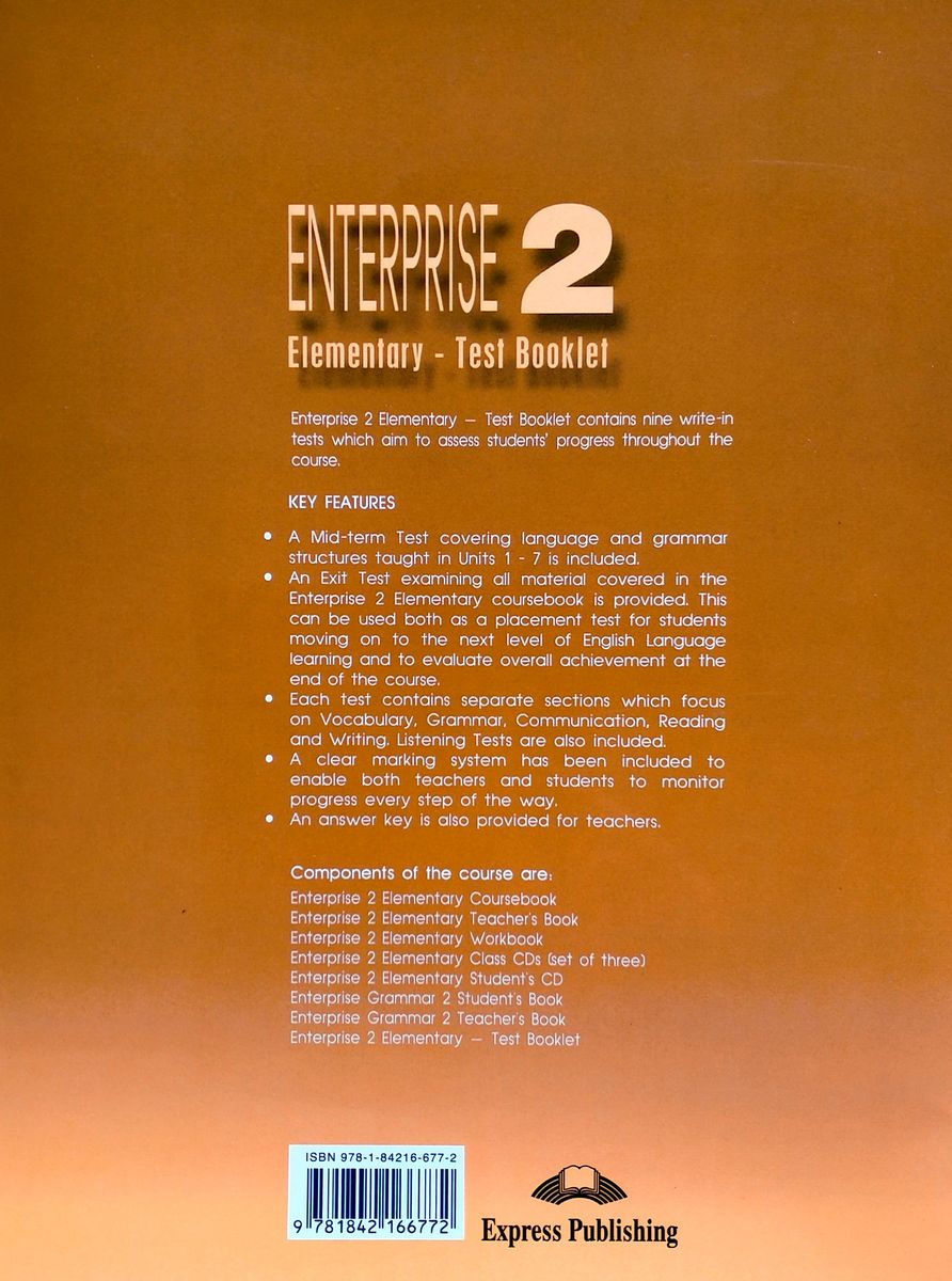 Enterprise 2 Elementary Test Booklet