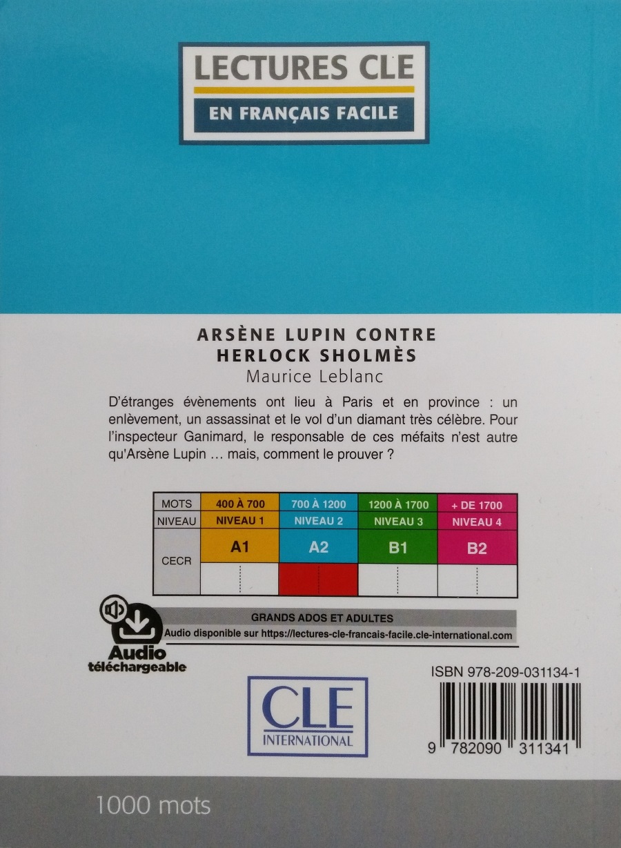 En Francais Facile 2 (A2) Arsene Lupin Contre Herlock Sholmes + Audio
