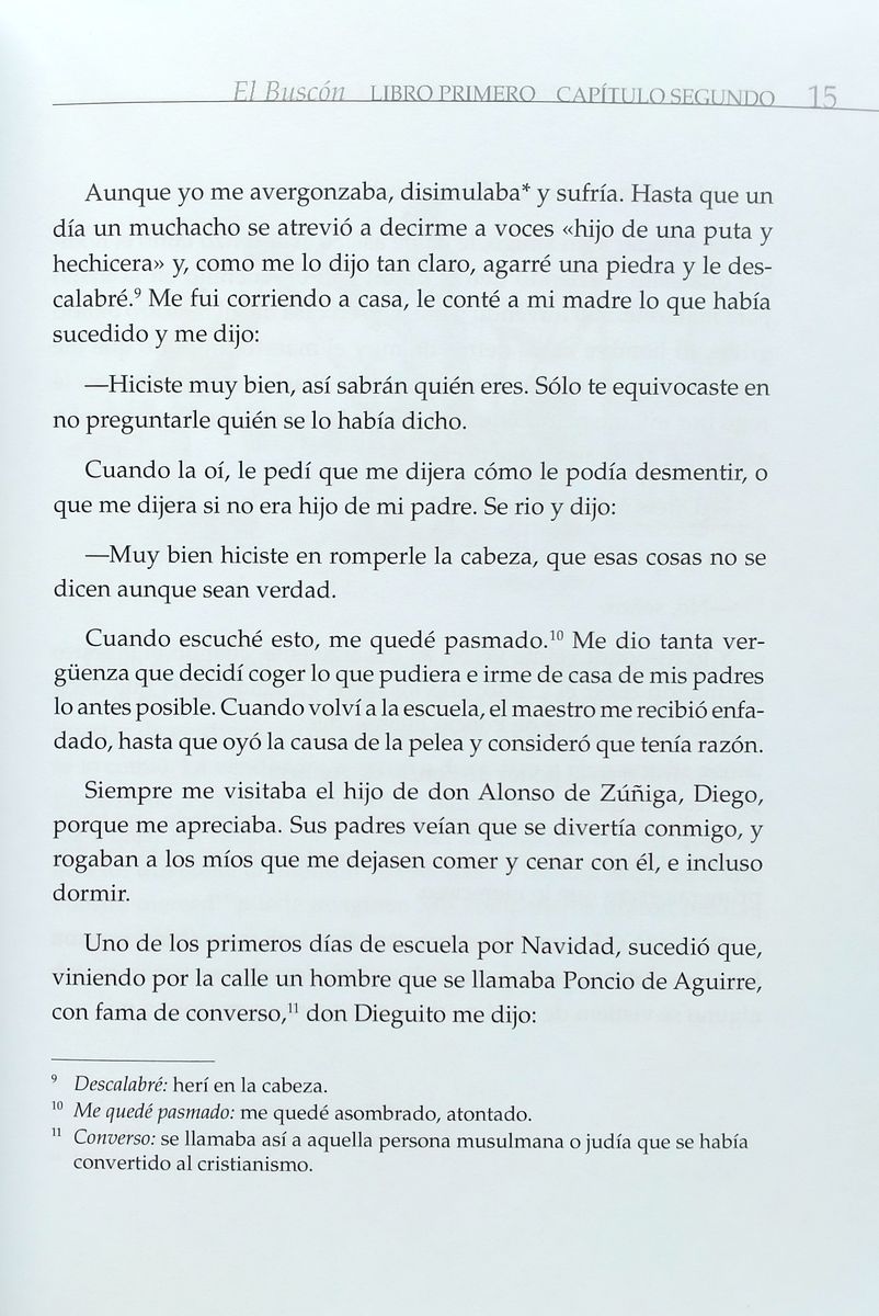 Literatura hispanica de Facil Lectura El Buscon + Audio