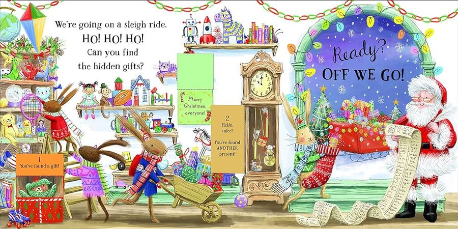 We're Going on a Sleigh Ride A Lift-the-Flap Adventure (The Bunny Adventures)