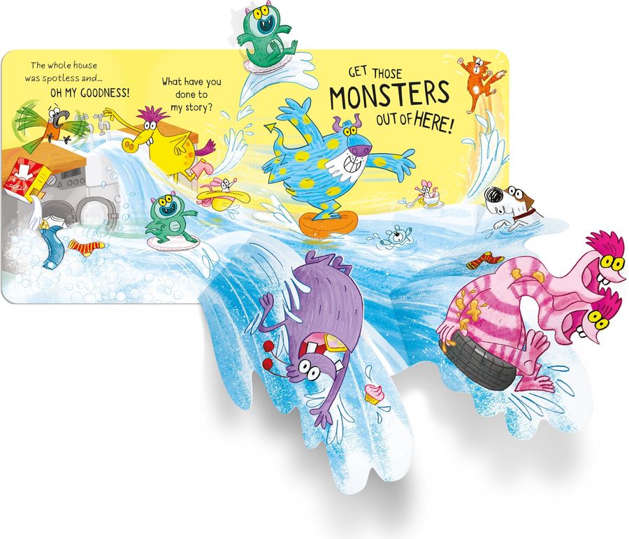 Usborne Peculiar Pop-Ups Get That Monster Out of Here