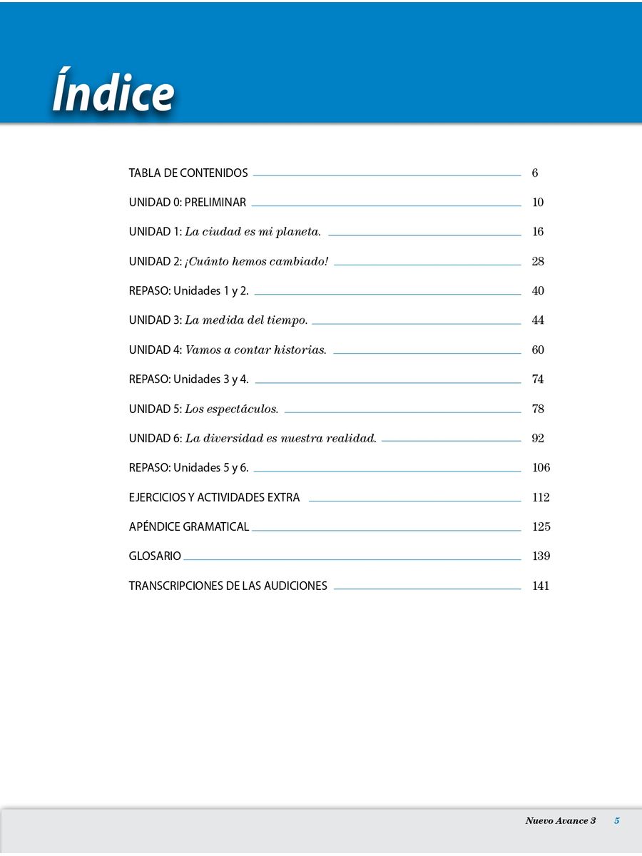 Nuevo Avance 3 Libro del alumno + CD