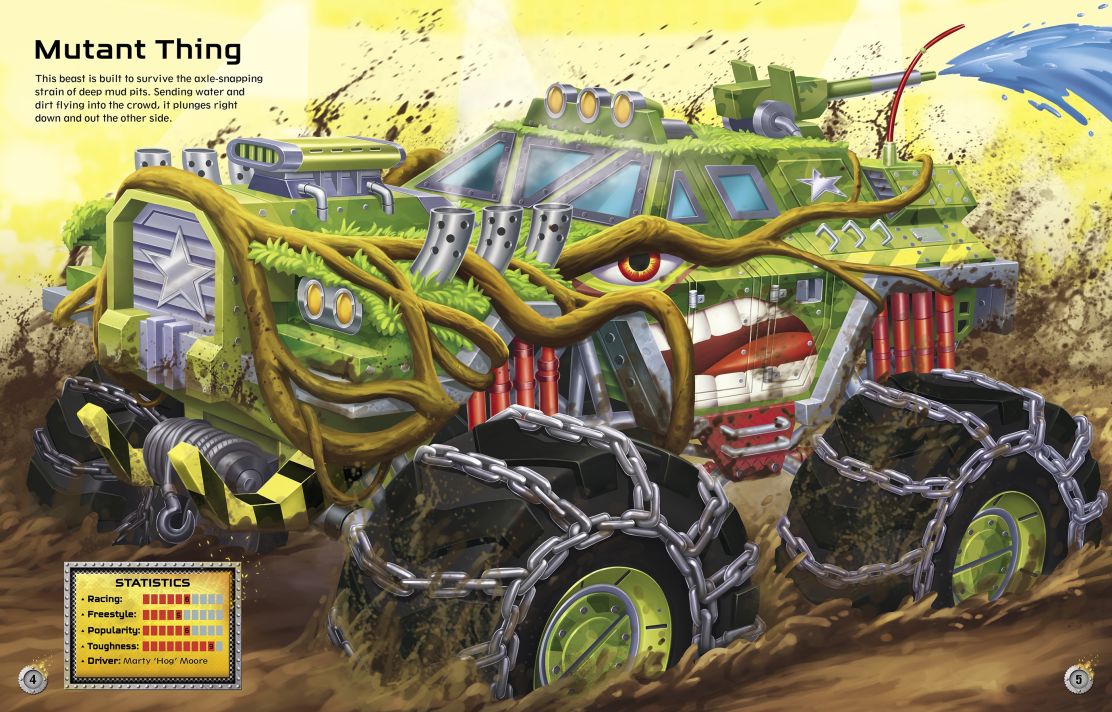 Usborne Build Your Own Monster Trucks Sticker Book