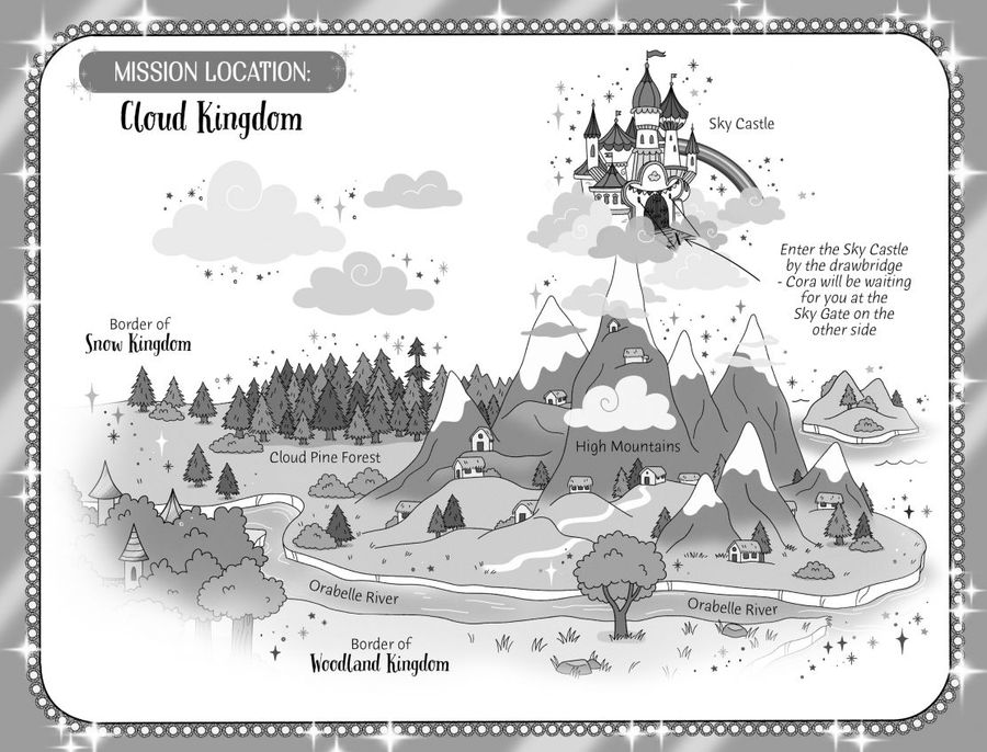 Usborne A Sticker Dolly Story Castle in the Clouds