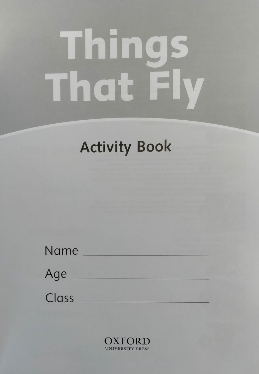 Dolphin Readers 3 Things That Fly Activity Book