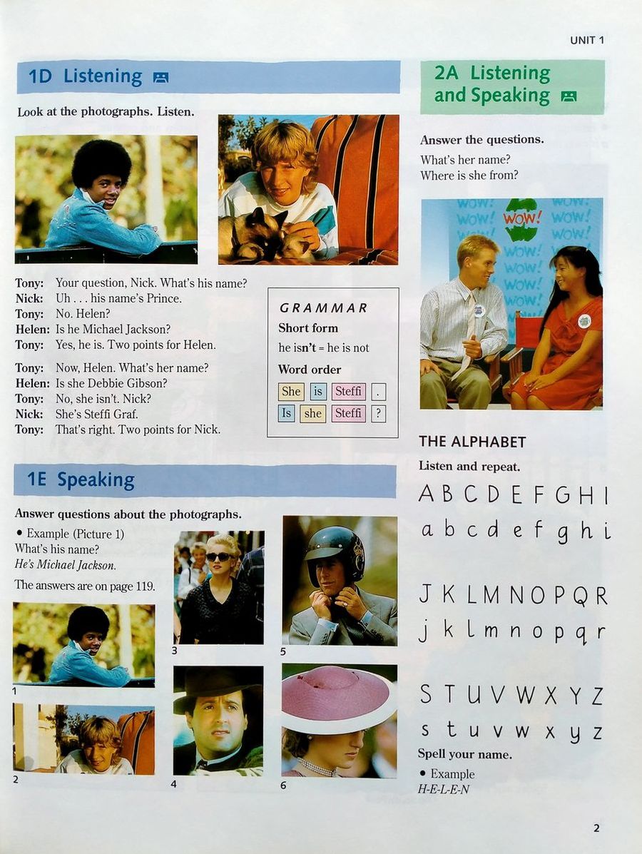 American Wow! 1 Student Book